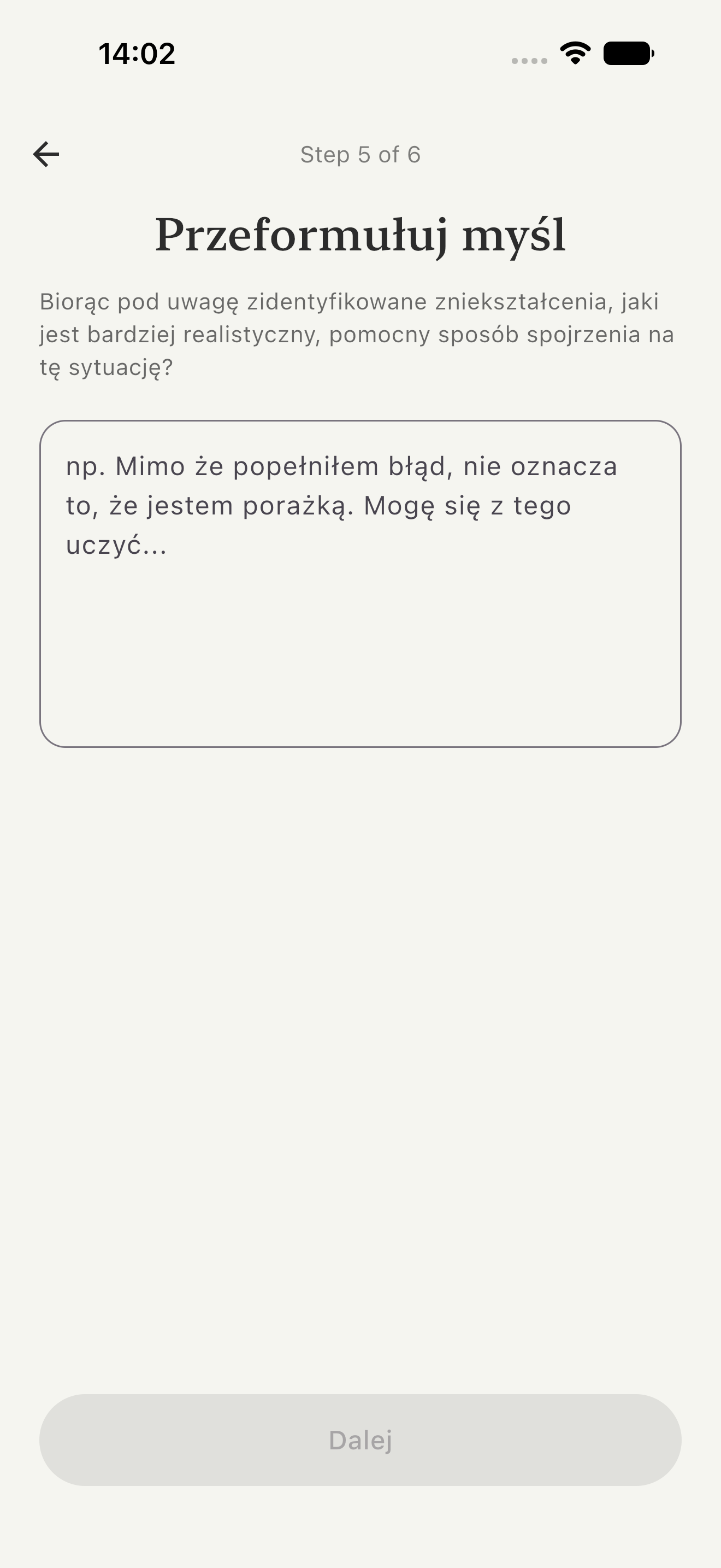 Pytanie Reground o stworzenie bardziej zrównoważonego przeformułowania