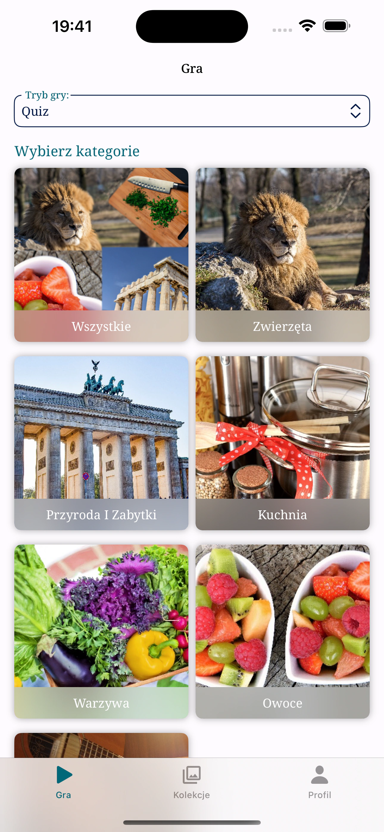 Drugi tryb gry Snap Picture Guess